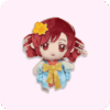 Fat Teto Plush With Flower Petal Pin