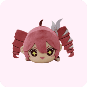 Lying Fat Teto Plush With Hairpin